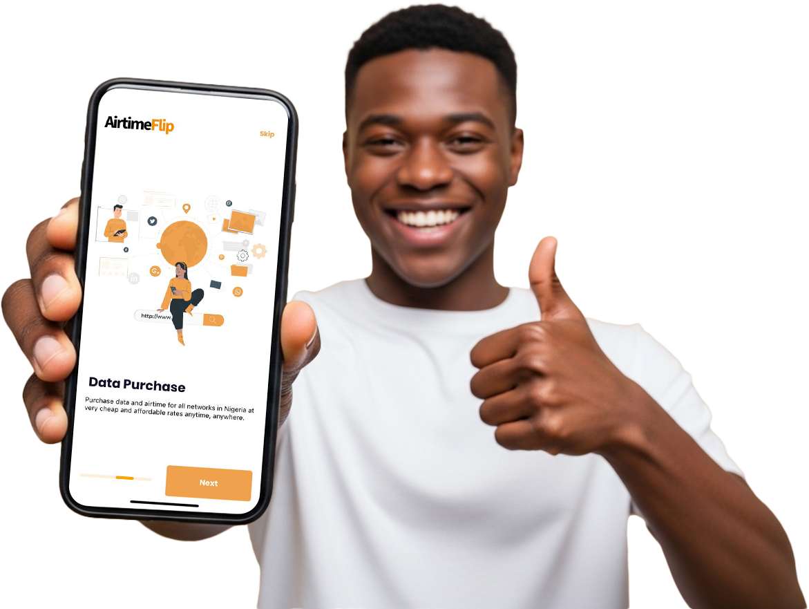AirtimeFlip - Guy holding phone