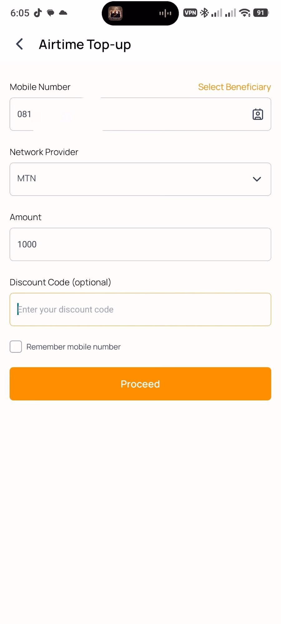 AirtimeFlip mobile airtime purchase