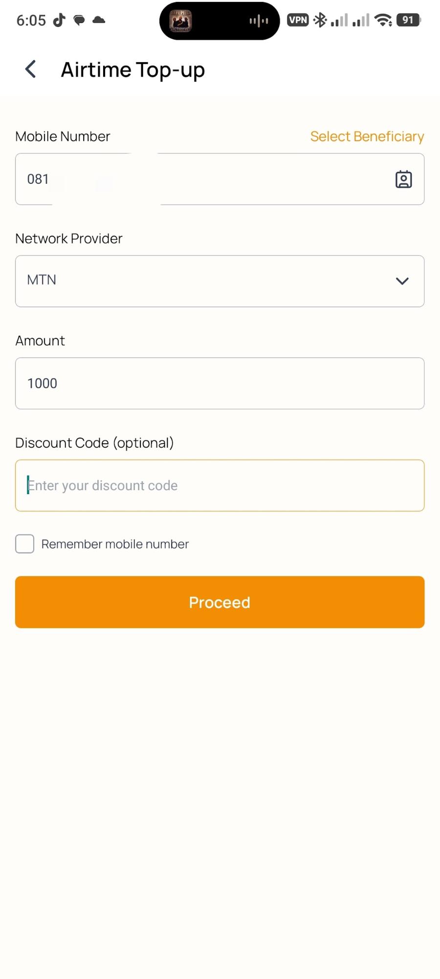 AirtimeFlip mobile airtime purchase