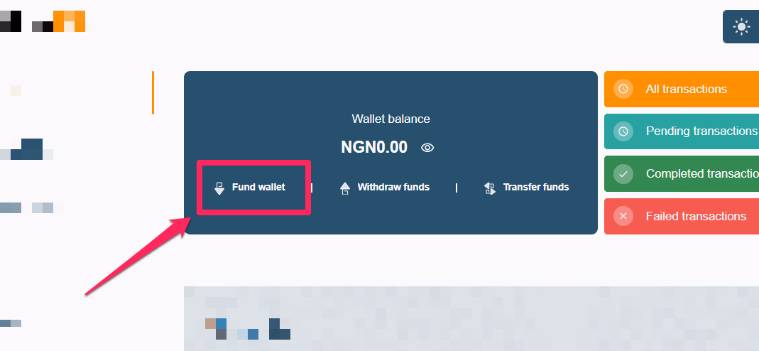 AirtimeFlip fund wallet